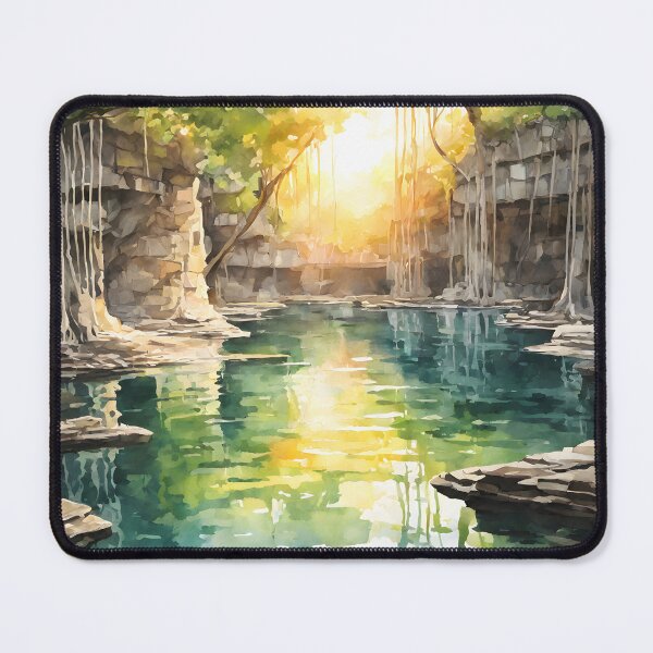 Item preview, Mexican Magic: Dzitnup Cenote's Sunset Serenity  designed and sold by LSVart.