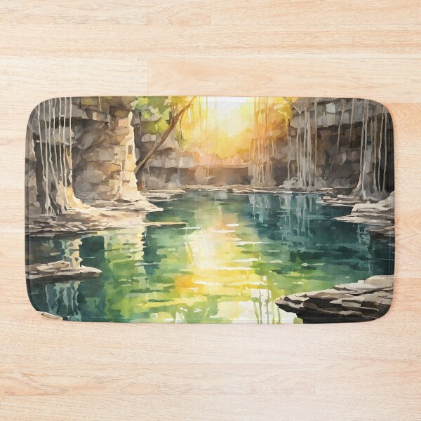 Item preview, Mexican Magic: Dzitnup Cenote's Sunset Serenity  designed and sold by LSVart.