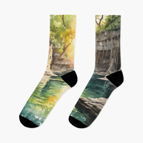 Item preview, Mexican Magic: Dzitnup Cenote's Sunset Serenity  designed and sold by LSVart.