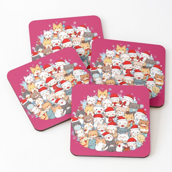 Item preview, Christmas cats designed and sold by KiraChie.