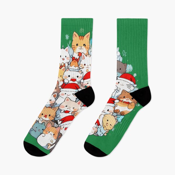 Item preview, Christmas cats designed and sold by KiraChie.