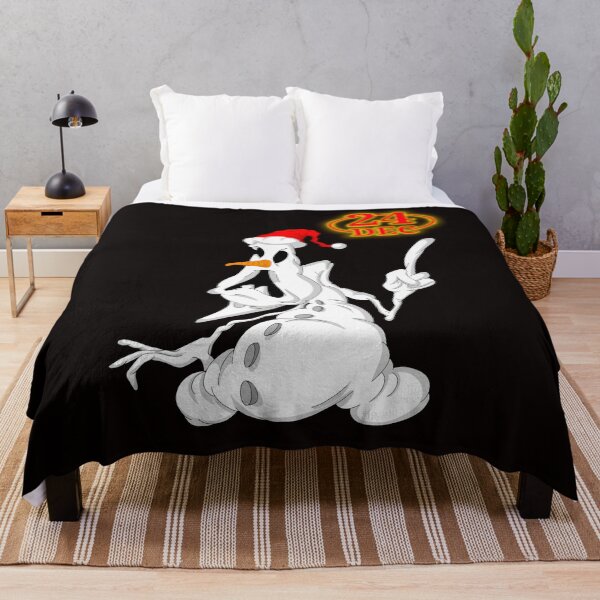 Item preview, Angry Snowman Cartoon designed and sold by TheEndDesign.