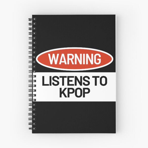 Item preview, WARNING: Listens to Kpop designed and sold by PeachBlossom501.