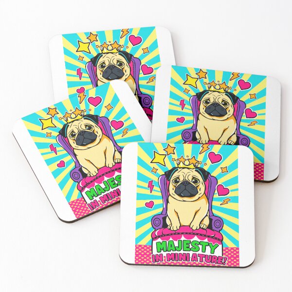 Item preview, Noble Pug Portrait Cartoon Royalty designed and sold by Cute-Cuddles.
