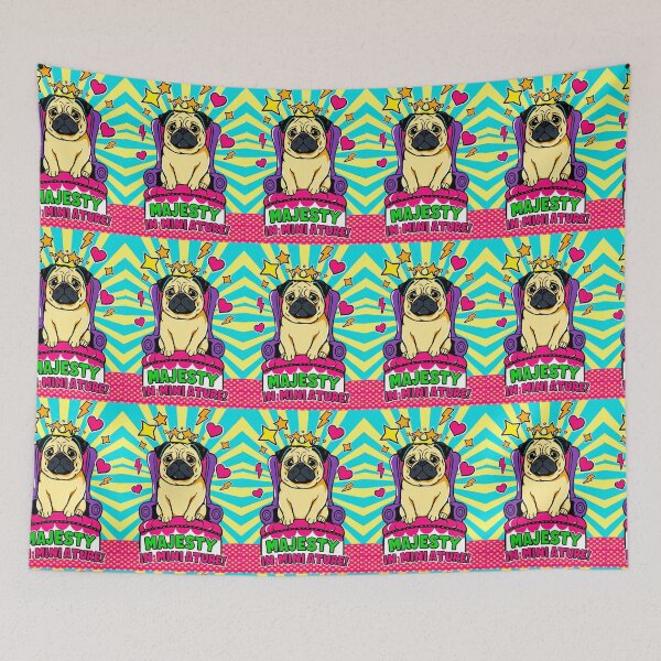Item preview, Noble Pug Portrait Cartoon Royalty designed and sold by Cute-Cuddles.