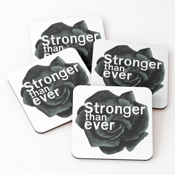 Item preview, stronger than ever t shirt , black  rose designed and sold by dinartanddesign.