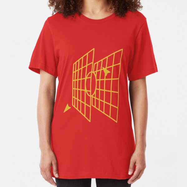 Millennium-falcon Targeting Computer Apparel Slim Fit T-Shirt