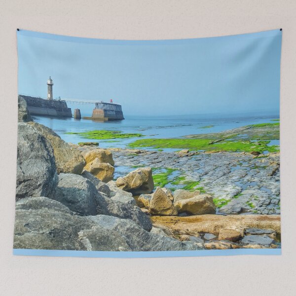 Item preview, Whitby Coast and Lighthouse designed and sold by Alisonchambers2.