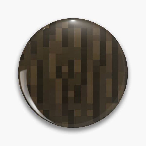 Item preview, Minecraft Dark Oak Log Block Icon designed and sold by Kubala Designs.