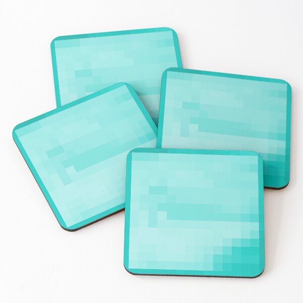 Item preview, Minecraft Diamond Block Icon designed and sold by Kubala Designs.