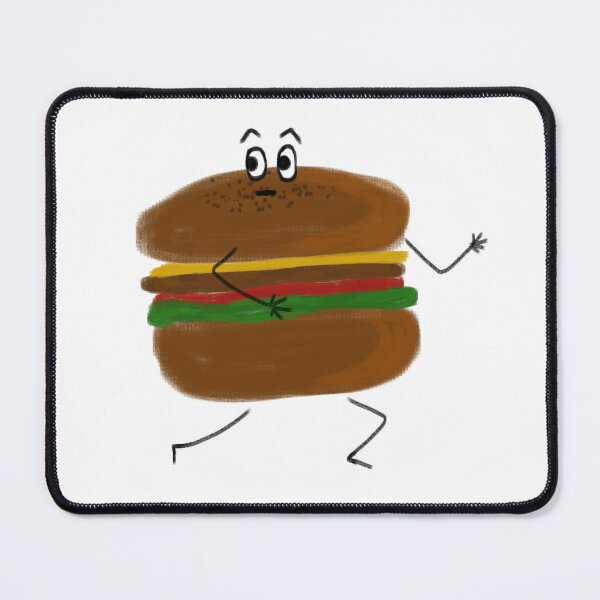 Item preview, Mr.Burger is running designed and sold by PrettyPinkyLady.