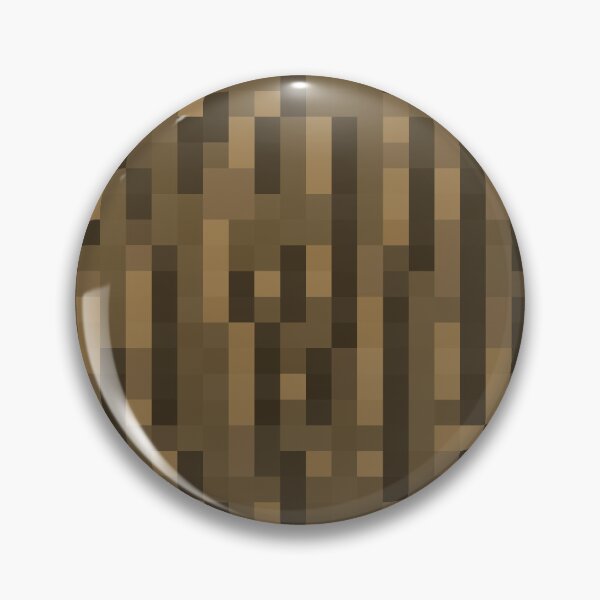 Item preview, Minecraft Oak Log Block Icon designed and sold by Kubala Designs.