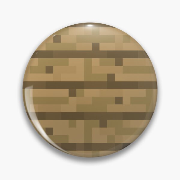 Item preview, Minecraft Oak Planks Block Icon designed and sold by Kubala Designs.