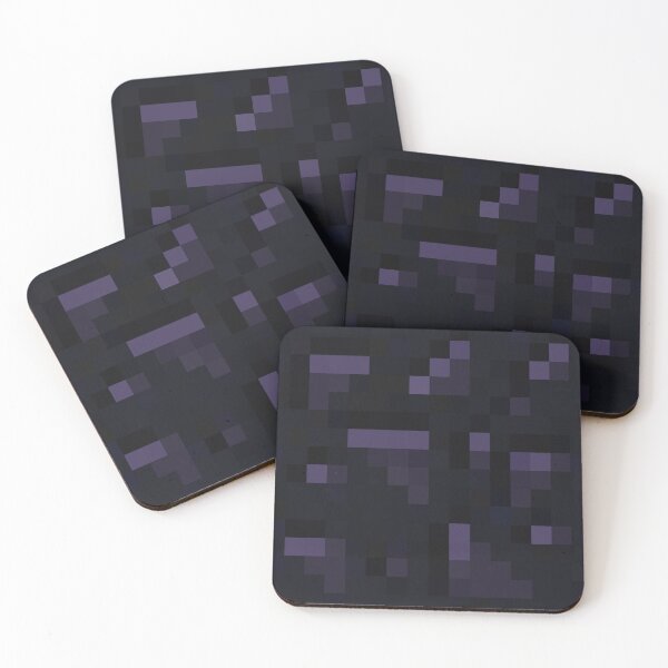 Item preview, Minecraft Obsidian Block Icon designed and sold by Kubala Designs.