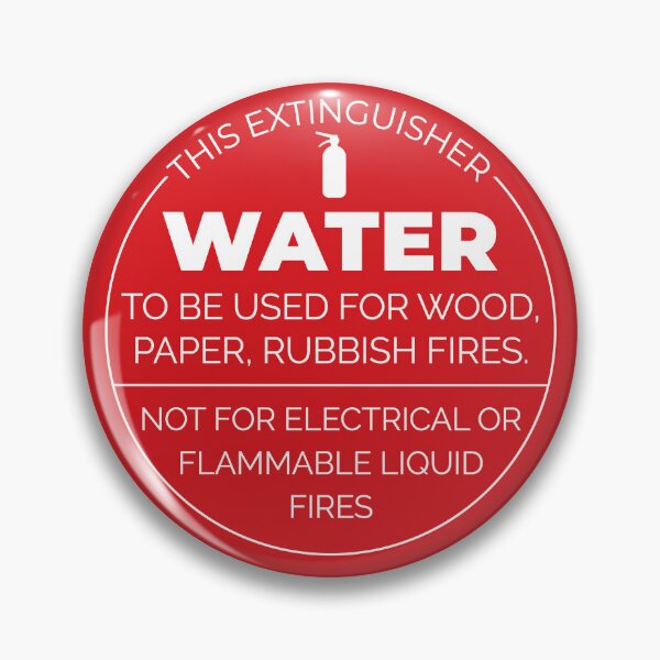 Item preview, Water extinguisher, fire safety designed and sold by Mqyou.