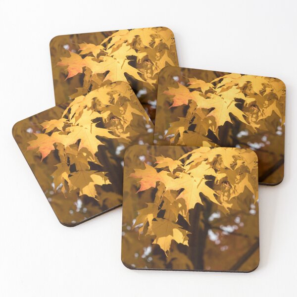 Item preview, Golden Maple Leaves Bathed in Warm Sunshine designed and sold by Georgia Mizuleva.