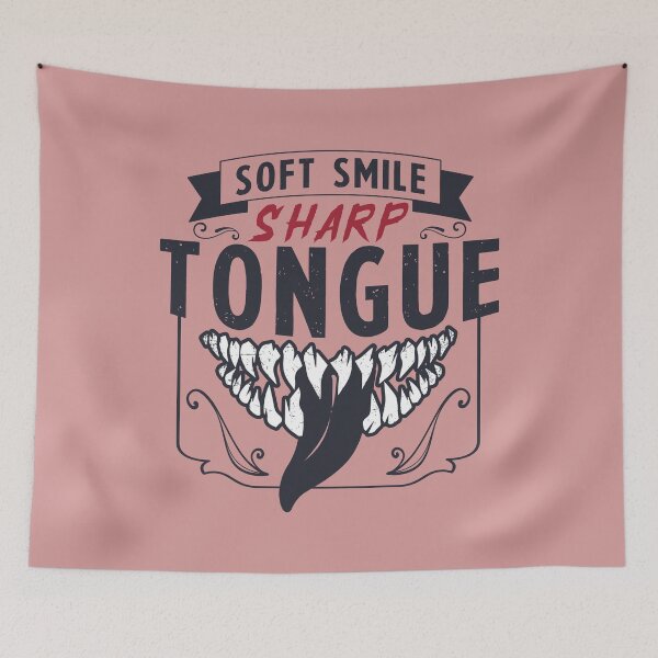 Item preview, Soft Smile Sharp Tongue designed and sold by ChemicalXShop.