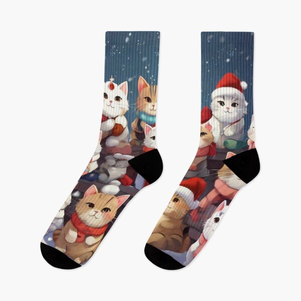 Item preview, Christmas cats designed and sold by KiraChie.