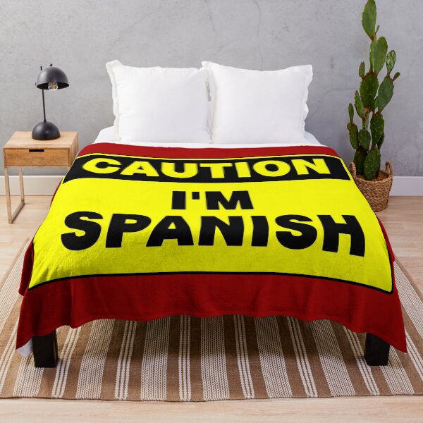 Item preview, Caution I'm Spanish, Black and Yellow Sign, with Bold Lettering designed and sold by AASparksDesigns.