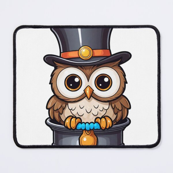 Item preview, Wise Owl in a Hat: Knowledge is Hootiful designed and sold by SketchOnScreen.