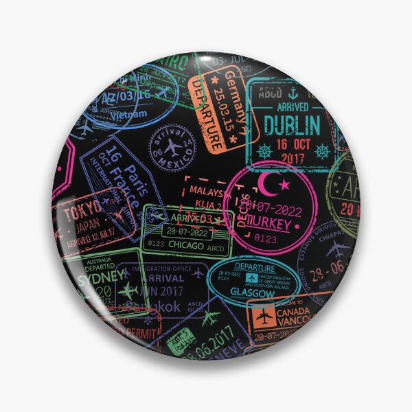 Item preview, Passport Stamps designed and sold by Malssa.