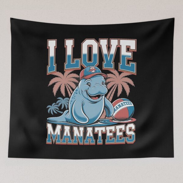 Item preview, I love manatees designed and sold by JansenGS.