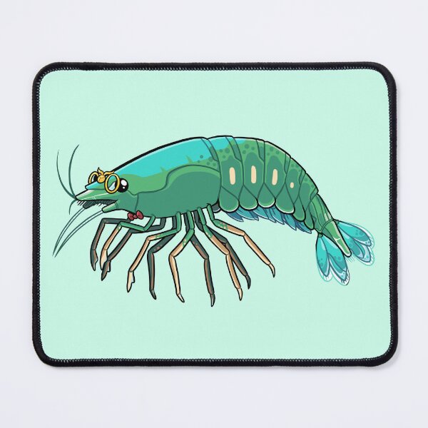 Item preview, Shrimp with Glasses designed and sold by DinoDoggie.