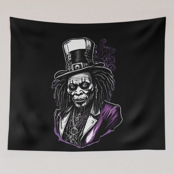 Item preview, Papa Legba, Horror Anime, Voodoo Skull designed and sold by Burn-Ego.