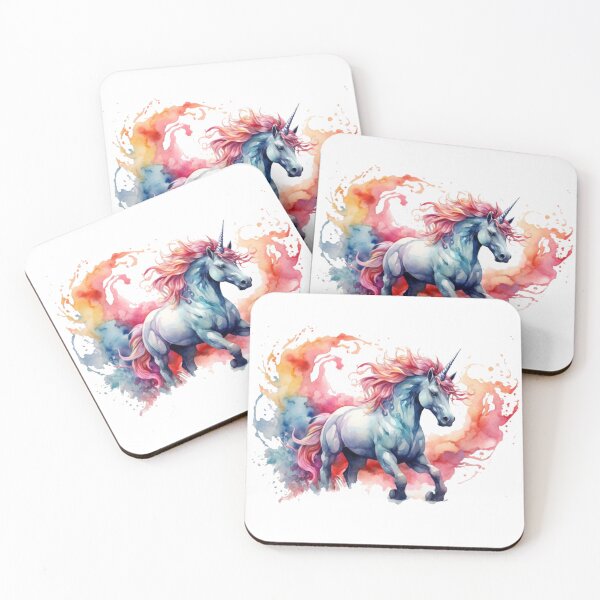 Item preview, A unicorn as a digital watercolor designed and sold by Rose Design & Photos.