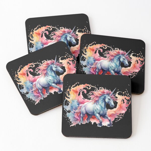Item preview, A unicorn as a digital watercolor designed and sold by Rose Design & Photos.