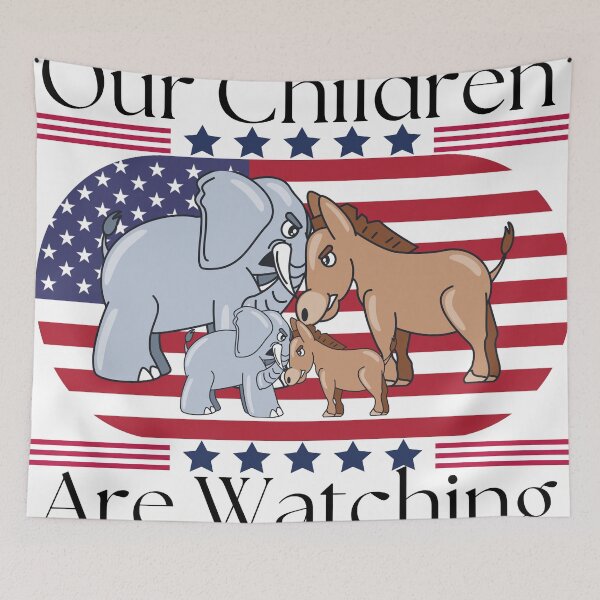 Item preview, Our Children Are Watching designed and sold by Gwen Nofear.