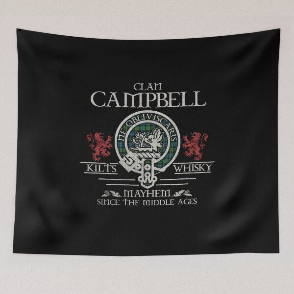 Item preview, Clan Campbell 42nd tartan crest family reunion Highland Games designed and sold by Clan1093.