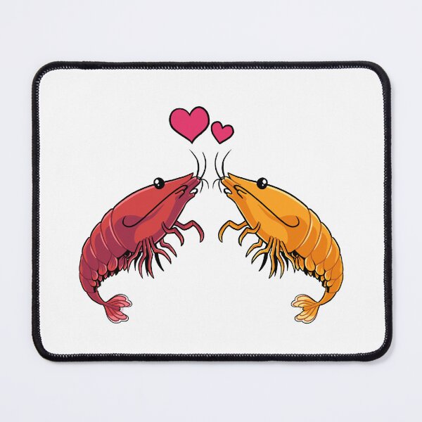 Item preview, Shrimp Love (Red and Orange) designed and sold by DinoDoggie.