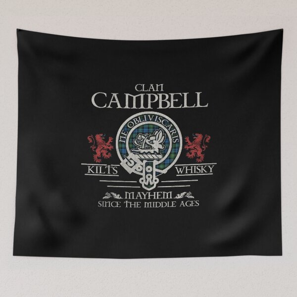 Item preview, Clan Campbell of Loudon tartan crest family reunion Highland Games designed and sold by Clan1093.
