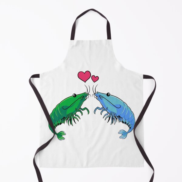 Item preview, Shrimp Love (Green and Blue) designed and sold by DinoDoggie.