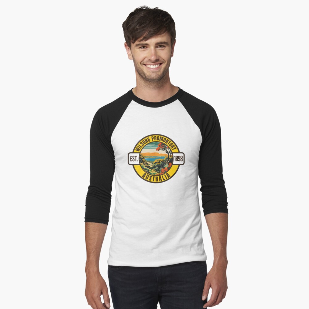 Item preview, Baseball ¾ Sleeve T-Shirt designed and sold by aussieexplore.