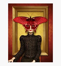 Butterfly portrait out of the frame Photographic Print