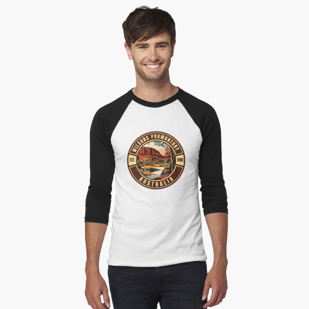 Item preview, Baseball ¾ Sleeve T-Shirt designed and sold by aussieexplore.