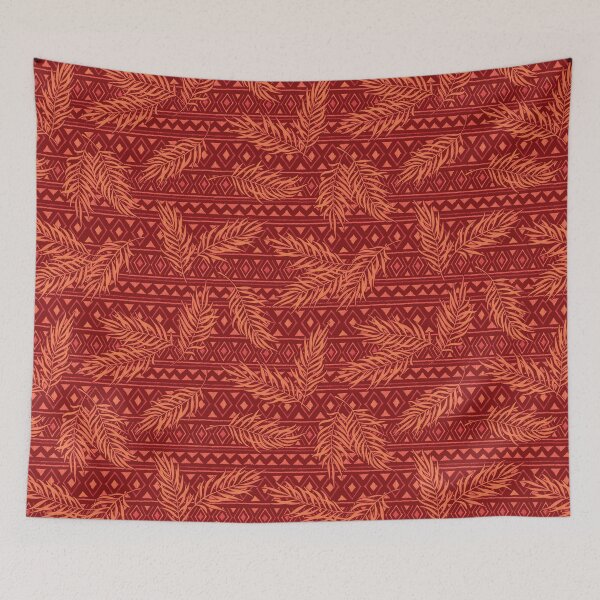 Item preview,  Boho jungle pattern - Red designed and sold by PP-Patterns.