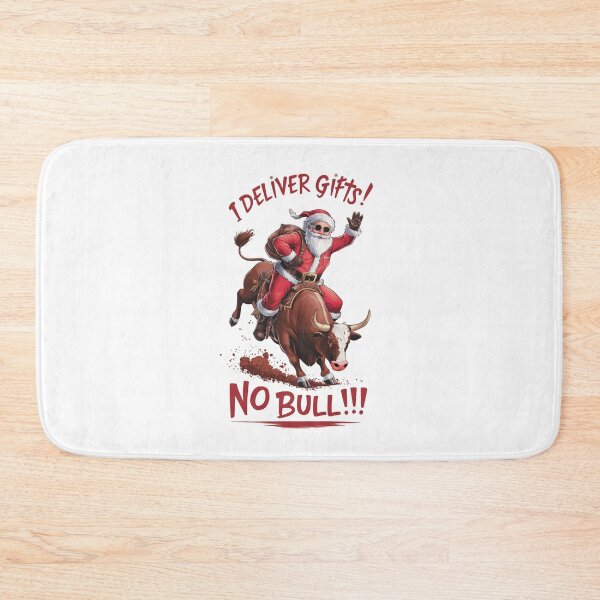 Item preview, Santa Riding Bull Christmas  designed and sold by bukajart.