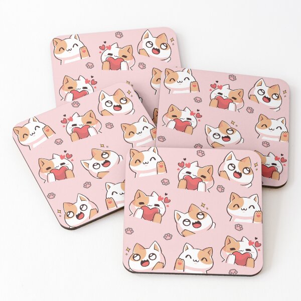 Item preview, Cute Kawaii inspired kitty pattern designed and sold by divinetiming222.