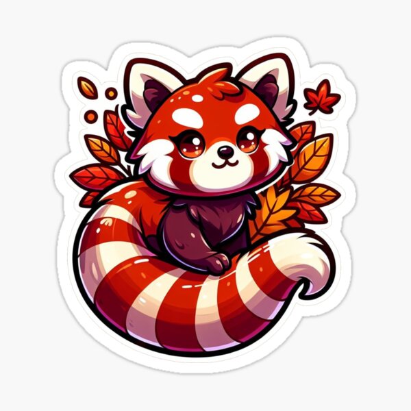 Item preview, Autumn Red Panda designed and sold by RedPandaCanva.
