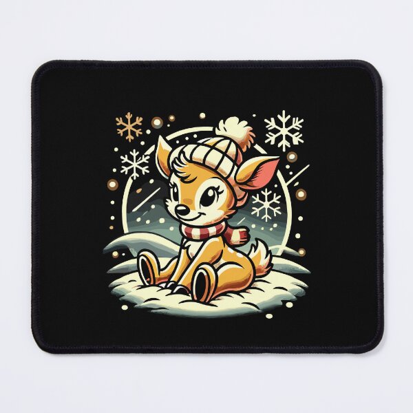 Item preview, Cozy Deer in Snowy Weihnachten Scene designed and sold by LuminOrb.