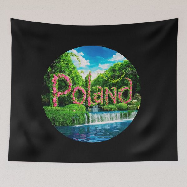 Item preview, Poland  Welcomes Flag Map designed and sold by AnimalsDH305.