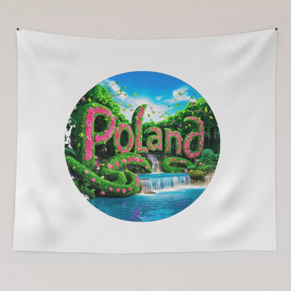 Item preview, Poland  Welcomes Flag Map designed and sold by AnimalsDH305.