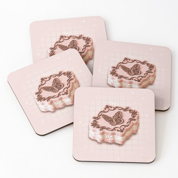 Item preview, Label Butterfly Biscuit 3d Rendering style designed and sold by 3dArtistCandy.