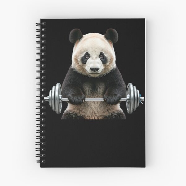 Item preview, Panda with barbell in its paws  designed and sold by Zelott-shirts.