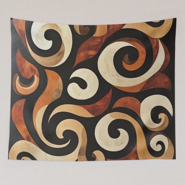Artikelvorschau, Neuseeland Māori Paua Muster Koru Design 48 entworfen und verkauft von GrinGalore.