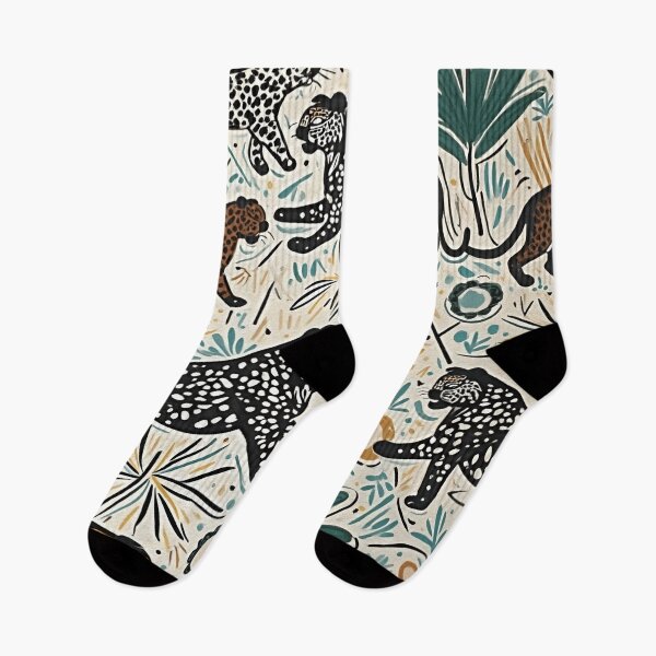 Item preview, Simple Illustration of Leopards and Plants designed and sold by AmuraLumina.