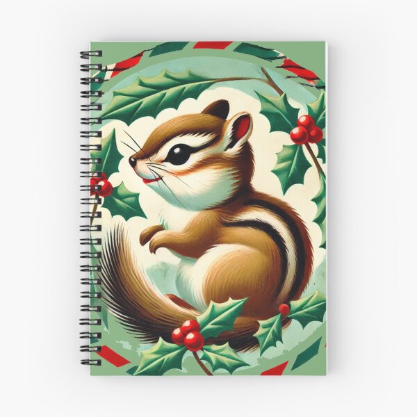 Item preview, Vintage Christmas Chipmunk designed and sold by FrictionMaxxing.